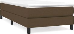 Zakito Home Łóżko Kontynentalne 193X90X25Cm Ciemnobrązowe (Zh3144040)