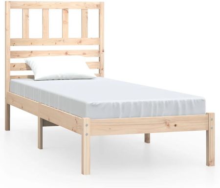 Zakito Home Rama Łóżka Z Litego Drewna Sosnowego 195,5X81X100Cm Naturalny (Zh3100983)