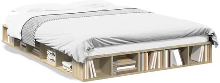 Zakito Home Rama Łóżka Dąb Sonoma 160X200Cm (Zh3280463)