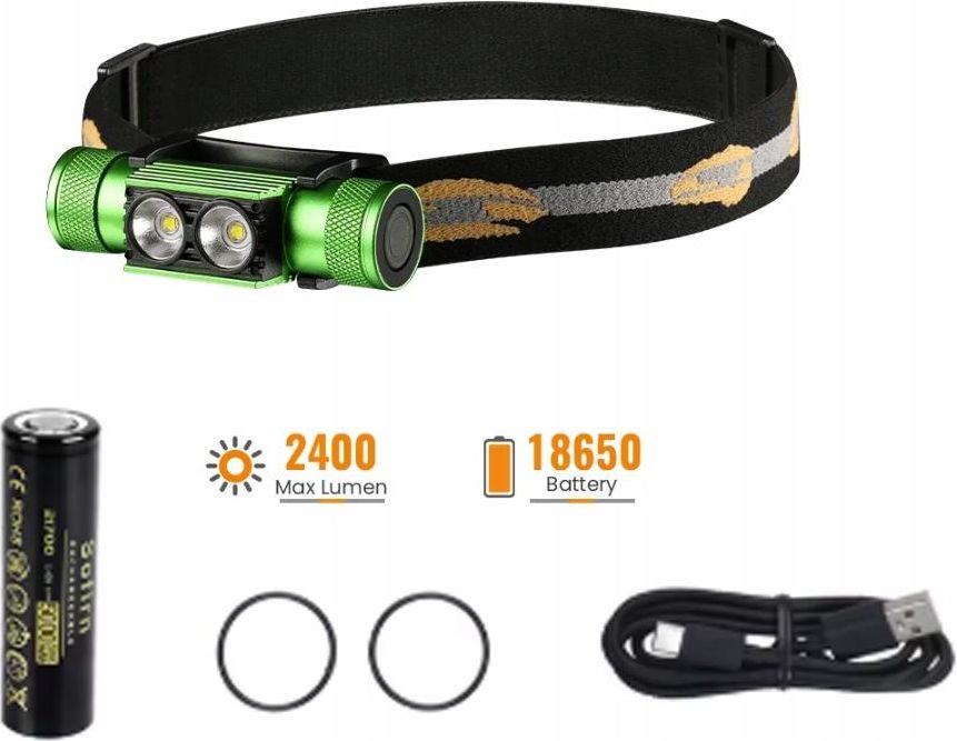 sofirn　LED　ヘッドライト　18650 Sofirn SP36 Pro Kieszonkowa latarka LED do wielokrotnego