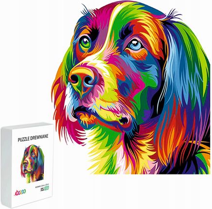 Pasjo24 Puzzle Drewniane Dla Dzieci Dorosłych 133El. Pies