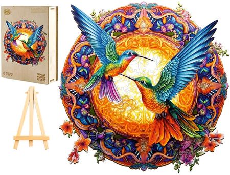 Pasjo24 Puzzle Drewniane Dla Dorosłych 300El. Mandala Pudełko