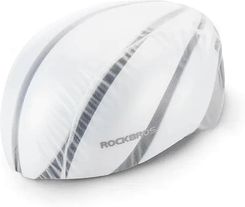 Zdjęcie Pokrowiec Przeciwdeszczowy Na Kask Rowerowy Biały - Myślenice