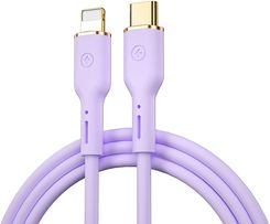Markowe Wiwu Kabel Yq01 Usb C Lightning 30W 1 2M Fioletowy