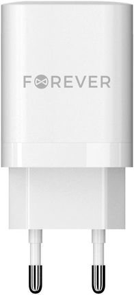 Markowe Forever Sieciowa Gan Pd Qc Tc 05 35Cc 2X Usb C 35W Biała - zdjęcie 4