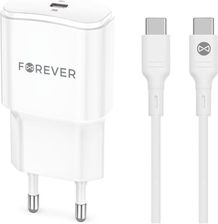 Forever Sieciowa Pd Qc 1X Usb C 20W Biała Kabel