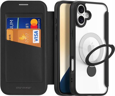 Etui Dux Ducis Skin X Pro Na Iphone 16 Z Magsafe Klapką I Podstawką Czar - zdjęcie 3
