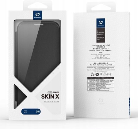 Etui Dux Ducis Skin X Pro Na Iphone 16 Z Magsafe Klapką I Podstawką Czar - zdjęcie 6