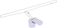 Zdjęcie 3326 Nieśmiertelnik Dog Tag Srebrny Chrome - Siewierz
