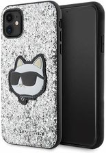 Karl Lagerfeld Nft Glitter Choupette Patch Etui Iphone 11 Srebrny Klhcn61G2Cps