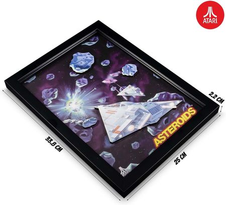 ThumbsUp Official Atari 3D Wall Art - Asteroids Collection - zdjęcie 2