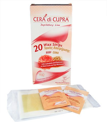 Cera di Cupra body depilatory strips 20 pieces