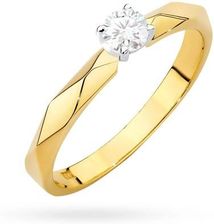 Zdjęcie Magar Rings Złoty Pierścionek Zaręczynowy M-484 0,10Ct - Dobiegniew