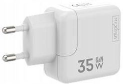 Sieciowa Mx Burst Gan Pd 35 Wat 2Xusb C Kabel 65W Biała