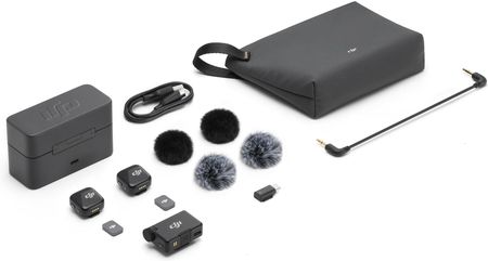 DJI Mic Mini System mikrofonów bezprzewodowych (1TX + 1RX) Czarny