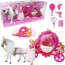 Zdjęcie Luxma Kareta Lalka Chodzący Koń Dźwięki Światła 2206B - Bisztynek