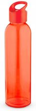 Upominkarnia Portis Glass. Szklana Butelka Z Zakrętką Pp 500Ml Czerwony