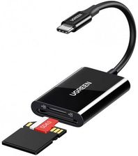 Zdjęcie Czytnik kart UGREEN SD / microSD na USB 3.0 / USB Typ-C CM265 (czarny) (35622) - Alwernia