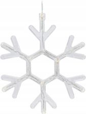 Zdjęcie Christmas Decoration Dekoracja Świetlna Na Okno Płatek Śniegu 9 Led - Piekary Śląskie