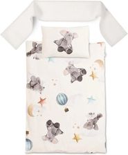 Zdjęcie Multitex Pościel I Ochraniacz Do Łóżeczka Ecru Słonik 100X135Cm - Grodzisk Wielkopolski