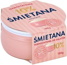 Zdjęcie Yömleko Nabiał Z Mleka Krowiego Śmietana Termostatowa 10 % Bio 180g - Gościno