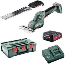 Nożyce do trawy i żywopłotu Metabo PowerMaxx SGS 12 Q / 601608850 LiPower 12V 1x2Ah 20cm Quick walizka