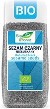 Bio Planet Seria Niebieska Ryże Kasze Ziarna Sezam Czarny Niełuskany 200g