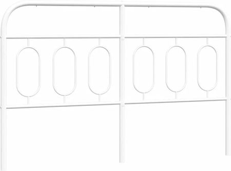 Zakito Home Stalowe Wezgłowie Do Łóżka Białe 142x100cm (ZH377198)