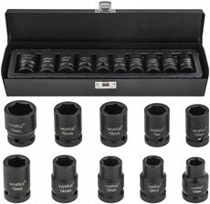 Zdjęcie Vorfal Nasadki Udarowe 1/2 Zestaw Nasadek Udarowych Kluczy Nasadowych 10-22mm 10el. - Wojkowice