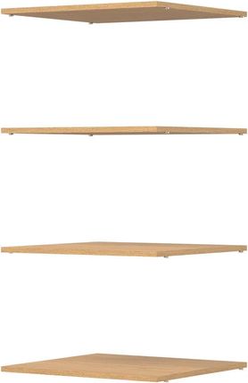 Liveo Półka Ate At14 Dąb Kamienny Czarny