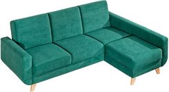 Zdjęcie Dolmar Narożnik Aramis Uttario Velvet 2951 Zielony Prawy - Olsztyn