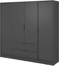 Zdjęcie Piaski Szafa Kelly 4D Grafit - Bartoszyce