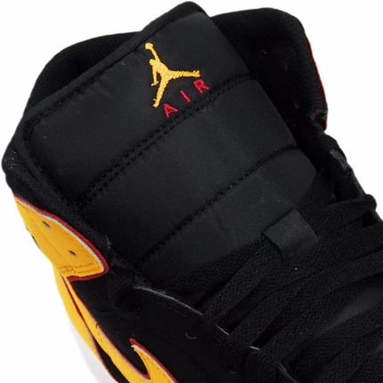AIR JORDAN 1 MID SE ブラック/イエロー UK9 14238129_20215427_600.jpg