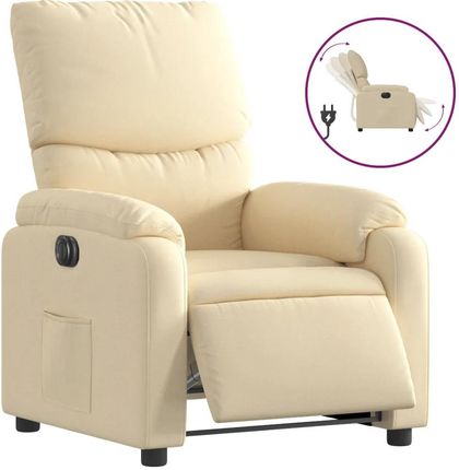 Zakito Home Fotel Z Elektrycznym Oparciem Kremowy 75x99x99cm Max. 110kg (ZH3204809)