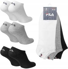 Zdjęcie FILA skarpety męskie stopki 3PAK 35-38 bawełna - Słupsk