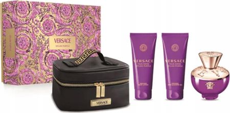 Versace SET VERSACE Dylan Purple EDP spray 100ml + SHOWER GEL 100ml + BODY LOTION 100ml + kosmetyczka