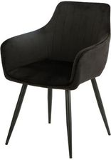 Zdjęcie Krzesło Welurowe Czarne Aduno Ii - Ostrów Wielkopolski