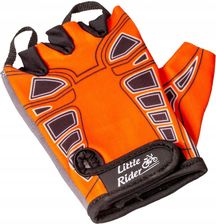 Zdjęcie Rękawiczki Rowerowe Little Rider Shield Pomarańczowo-Szary - Janikowo