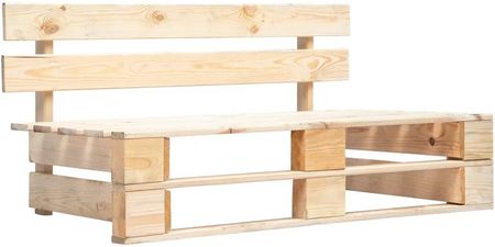Zakito Home Ogrodowa Ławka Z Palet 110X65X55cm Naturalny Zh45768