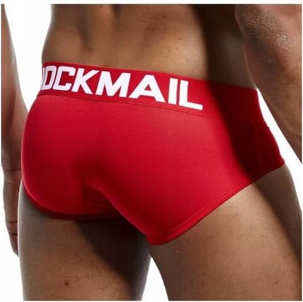 Majtki Męskie Jockmail Bawełna Czerwone XL - zdjęcie 2