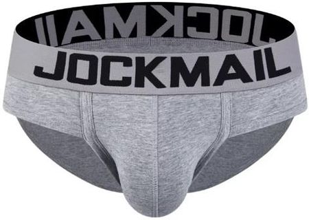 Majtki Męskie Jockmail Bawełna Szary XL - zdjęcie 2