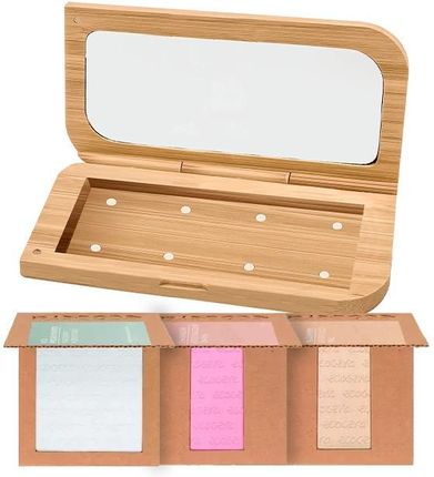 Ecocera Natural Choice Zestaw Kasetka Magnetyczna + Puder + Róż + Rozświetlacz