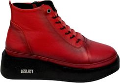 Zdjęcie Botki  damskie ARTIKER 55C0962 CZERWONE (38, Czerwony) - Czeladź