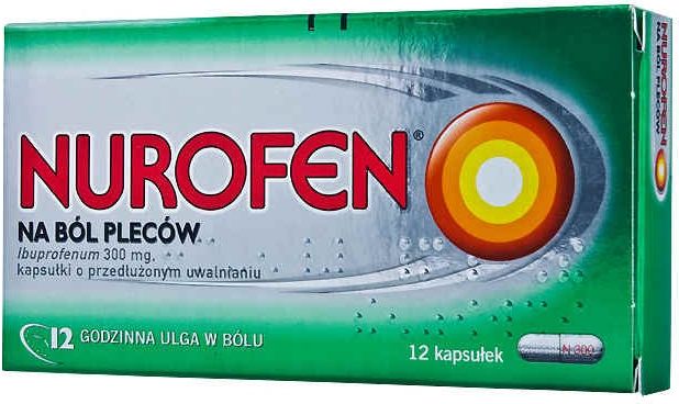 Leki przeciwbólowe Nurofen na ból pleców 12 kapsułek - Opinie i ceny na ...