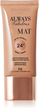 Bourjois Air Mat Podkład Matujący Odcień 06 Golden Sun 30ml