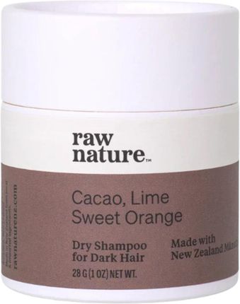 Raw Nature Suchy Szampon Do Włosów Ciemnych 28g