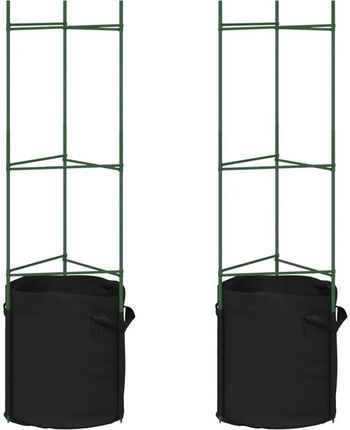 Zakito Europe Podpora Do Pomidorów Klatka Regulowana Stal Z Pe Zielona 32X29X116cm Ze4009284