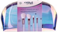 Zdjęcie Killys Holo Zestaw: Pędzle Do Makijażu 4szt. + Kosmetyczka 1szt. - Gryfino