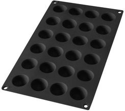 Lekue -  Forma silikonowa mini półkole Czarna