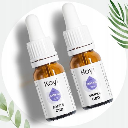 Koyi Olej Konopny Cbd Certyfikowany 10% 1000Mg X2 - zdjęcie 5